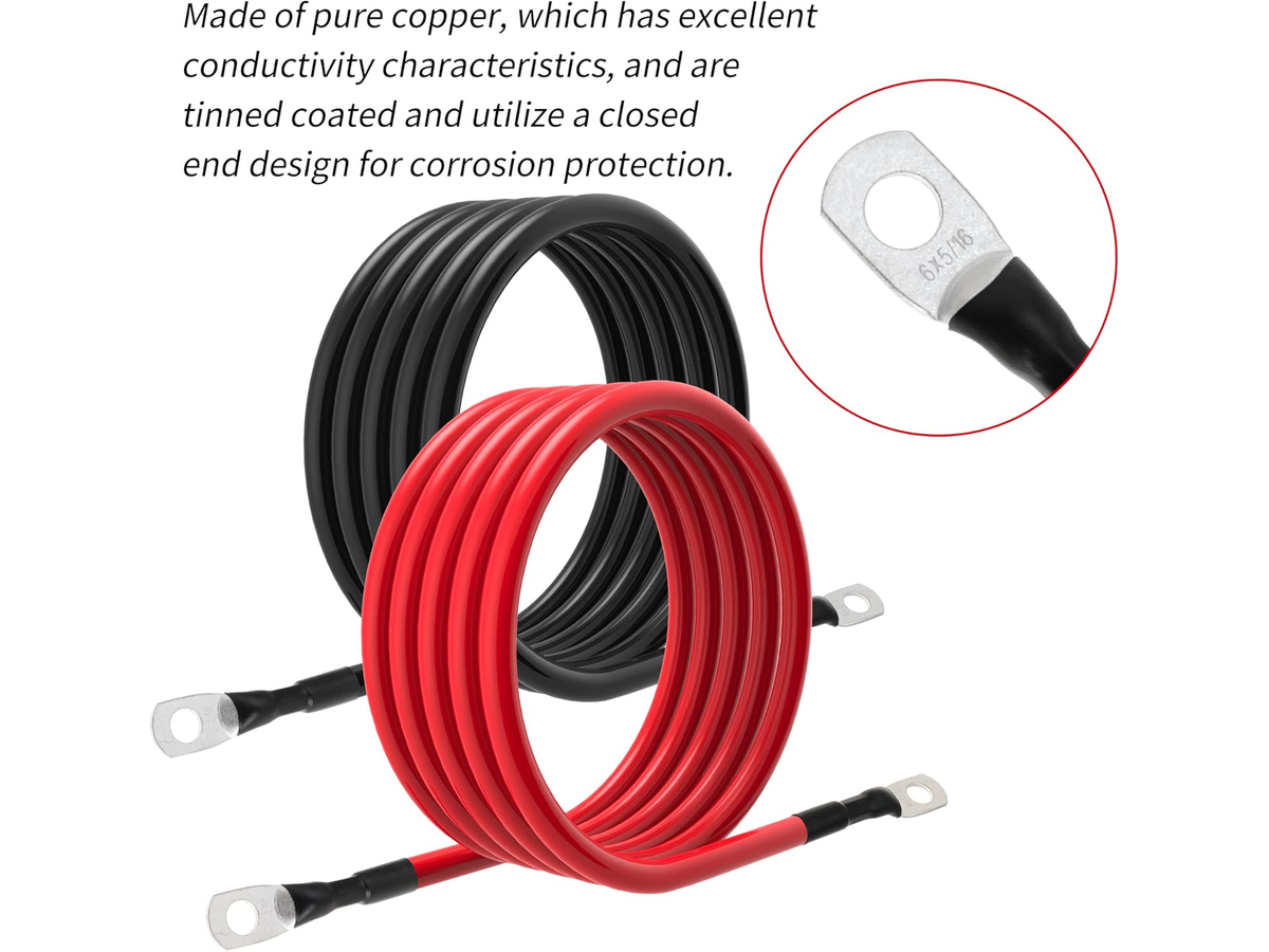 6 AWG Battery Cables