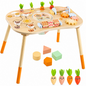 Montessori Activity Table with Shape Sorter