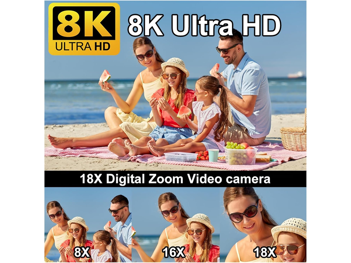 8K Camcorder Video Camera