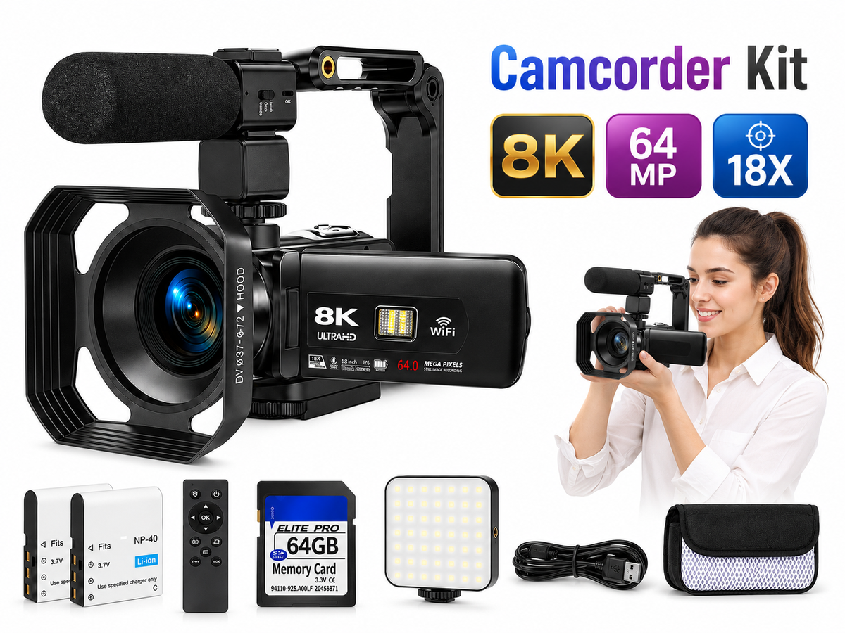 8K Camcorder Video Camera