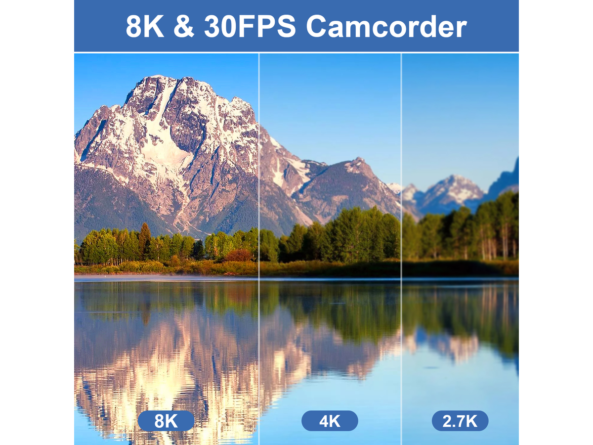 8K Camcorder Video Camera