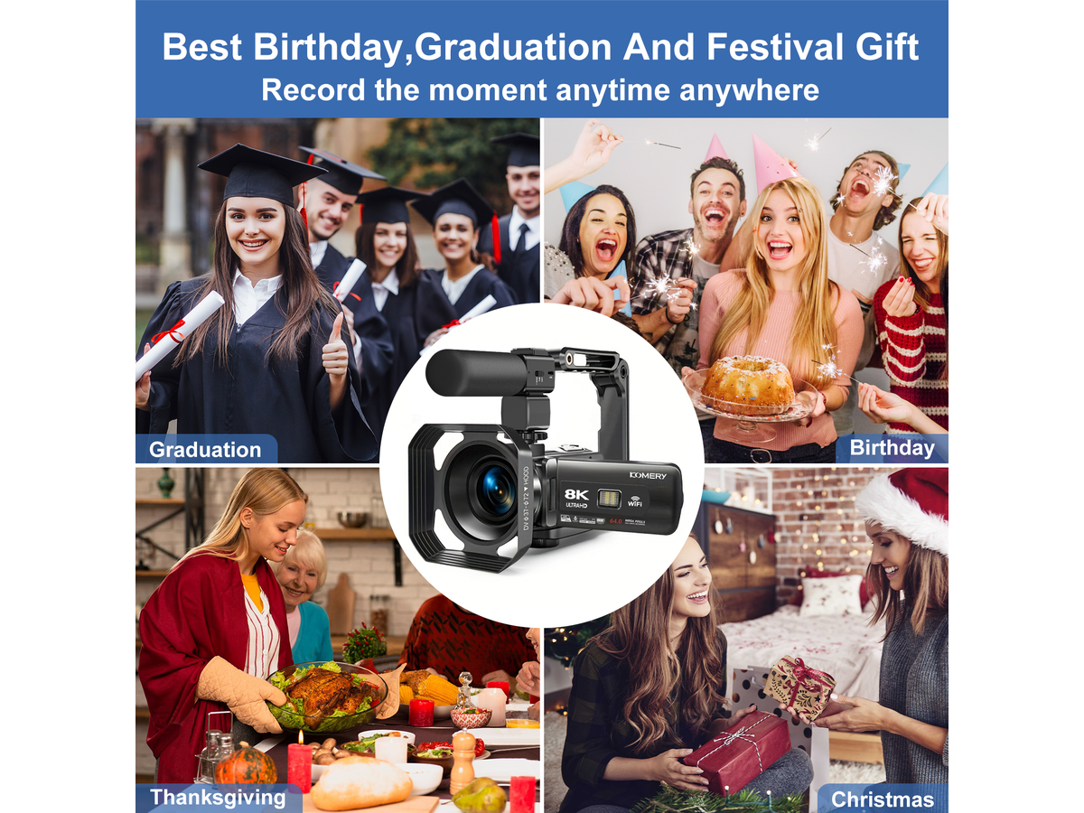 8K Camcorder Video Camera