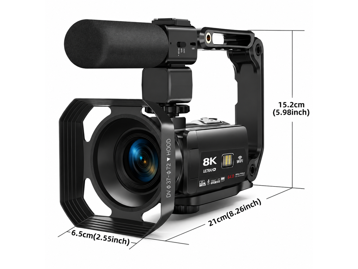 8K Camcorder Video Camera