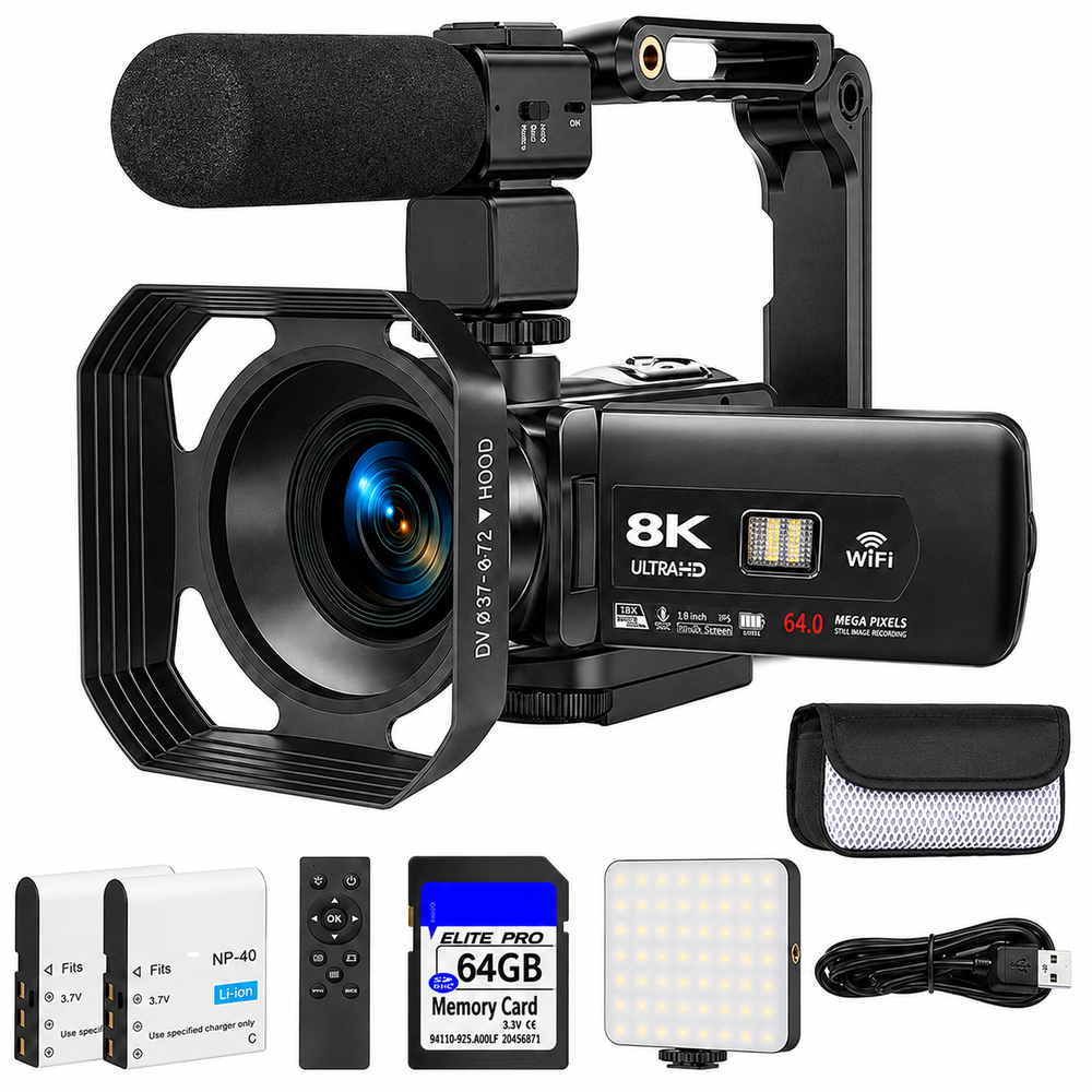 8K Camcorder Video Camera