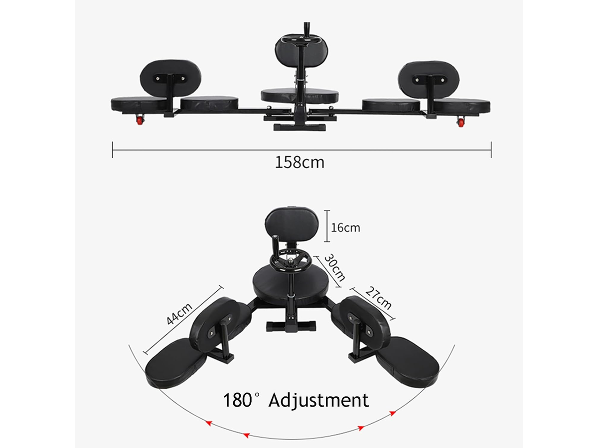 Leg Stretcher Split Machine 0 to 200 Degree Adjustable Flexibility Trainer