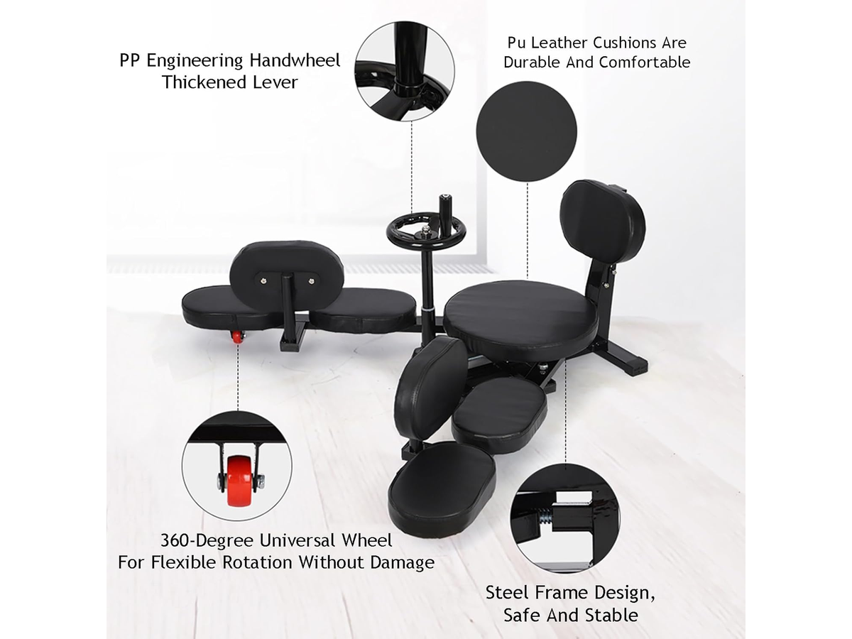 Leg Stretcher Split Machine 0 to 200 Degree Adjustable Flexibility Trainer