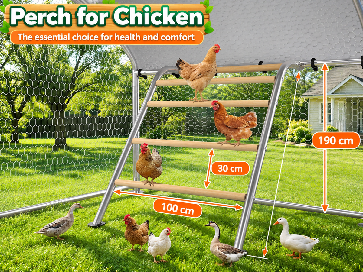 Large Chicken Coop Run 305 X 402 X 195 CM