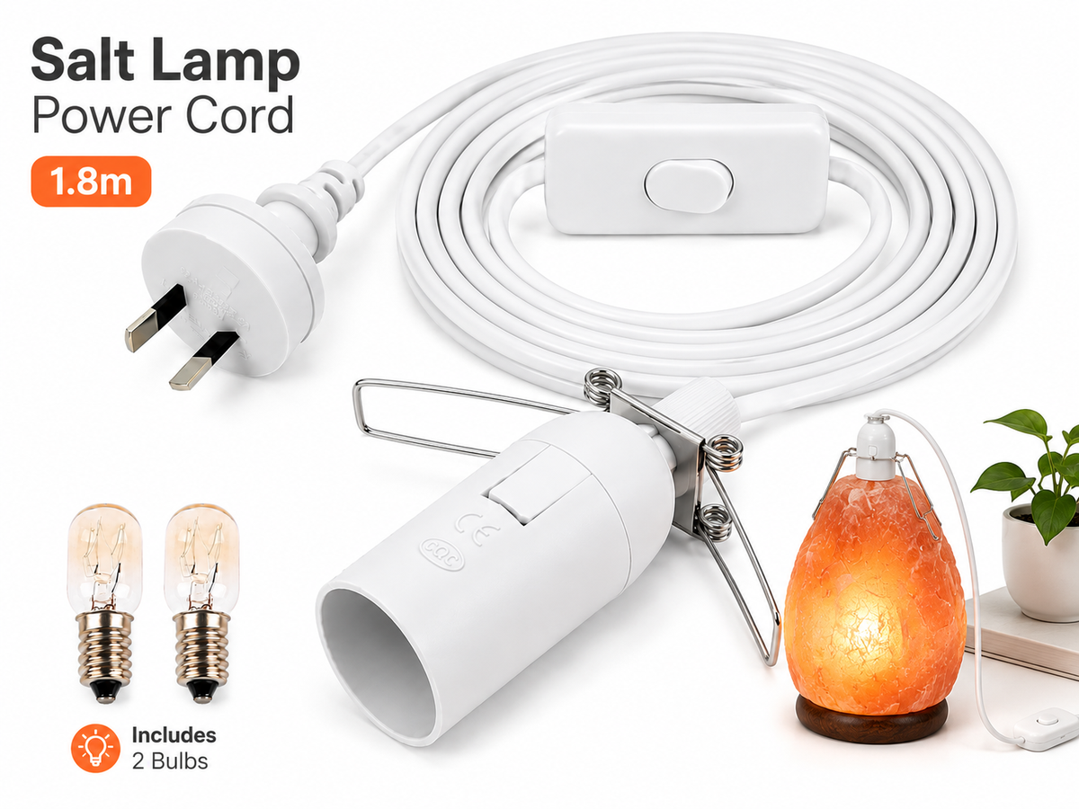 Salt Lamp Power Cord 1.8m