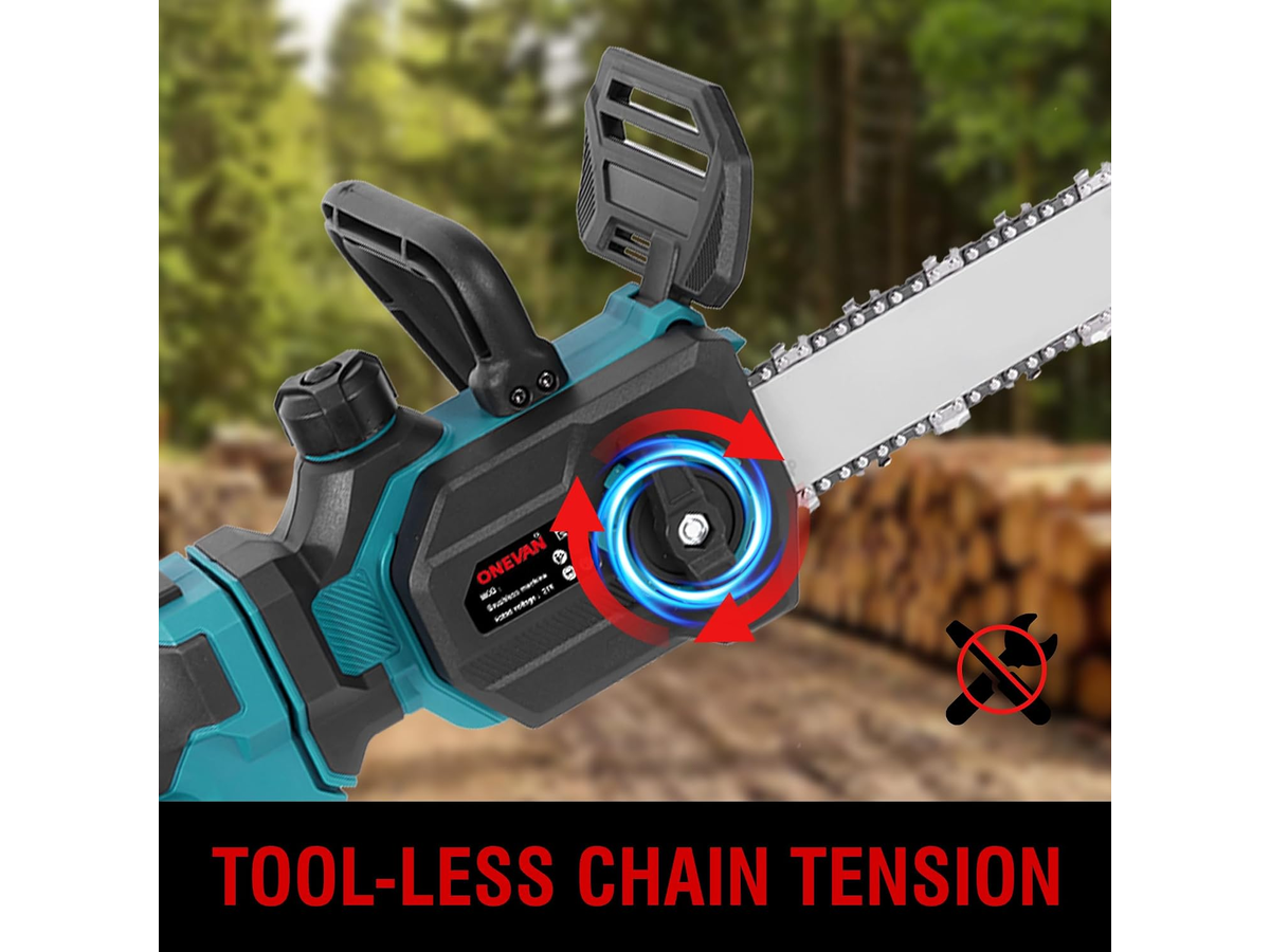 Cordless Chainsaw 12 Inch Brushless Telescopic Pruning Saw