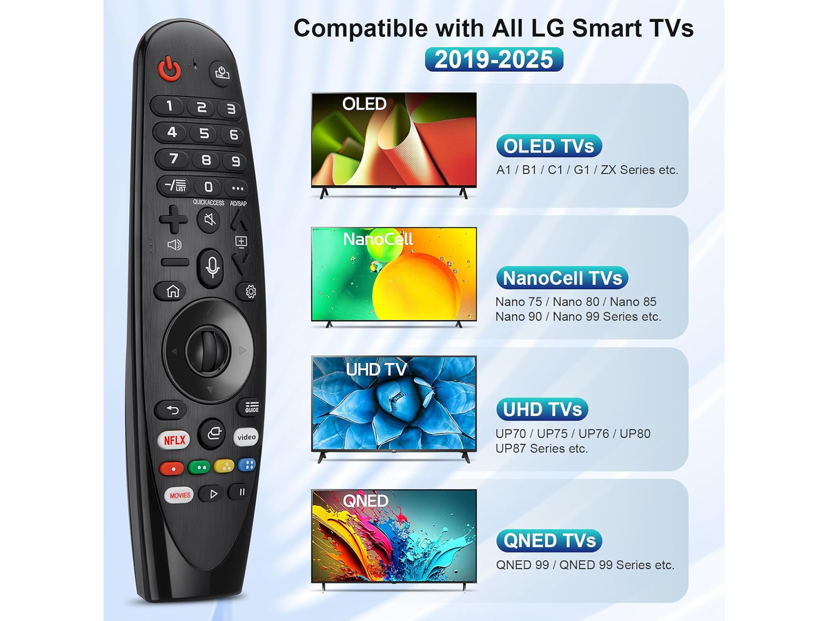 LG TV Magic Remote Voice Pointer Wheel Replacement MR20GA