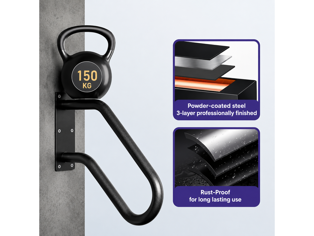 Wall Mount Handrail for Outdoor Steps U Shaped Stair Safety Grab Bar