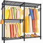 Metal Wardrobe Clothes Rack Clothes Organizer