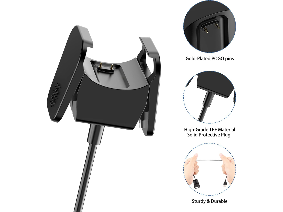USB Charging Cable for Fitbit Charge 3 and Charge 4