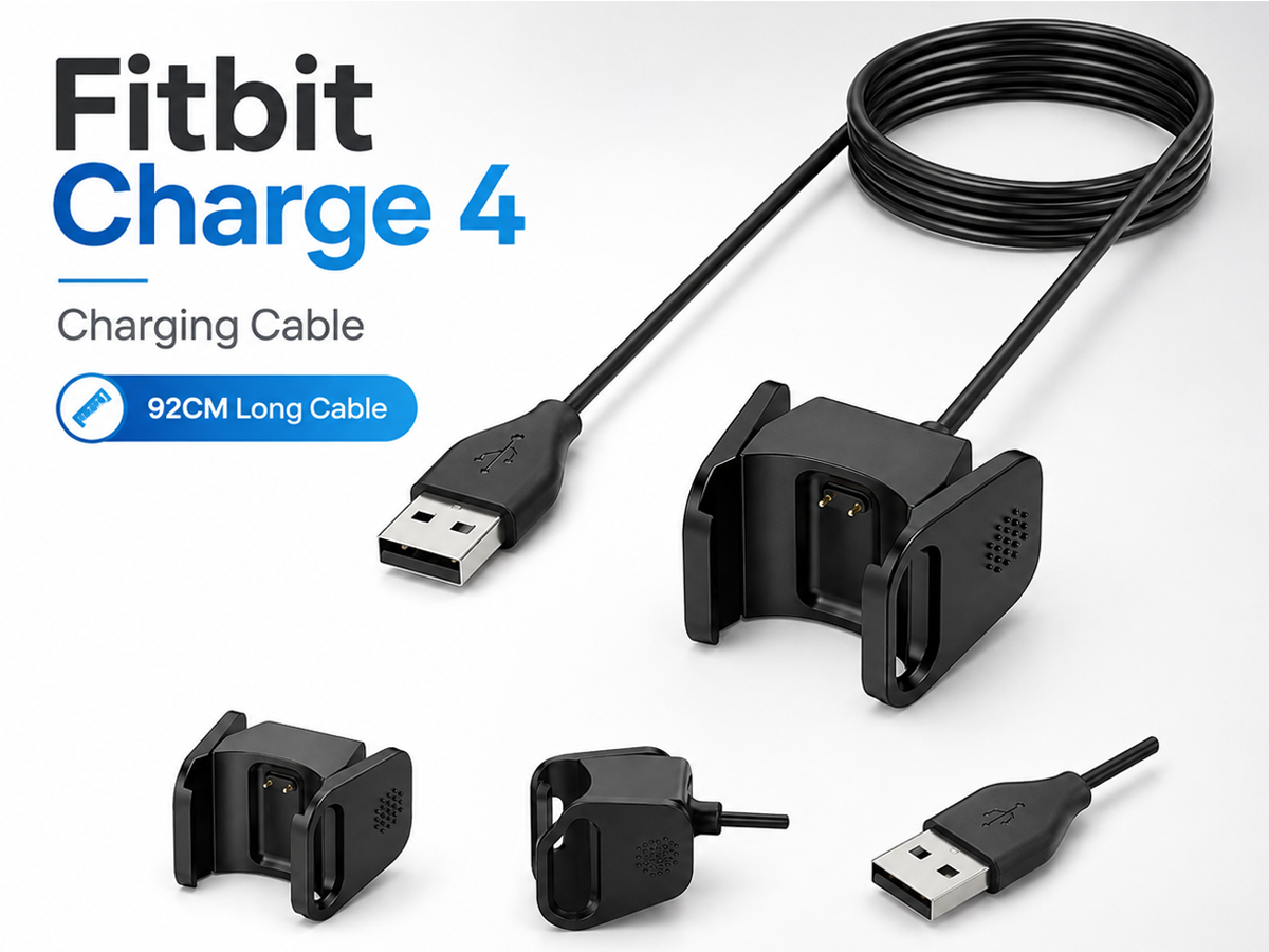 USB Charging Cable for Fitbit Charge 3 and Charge 4