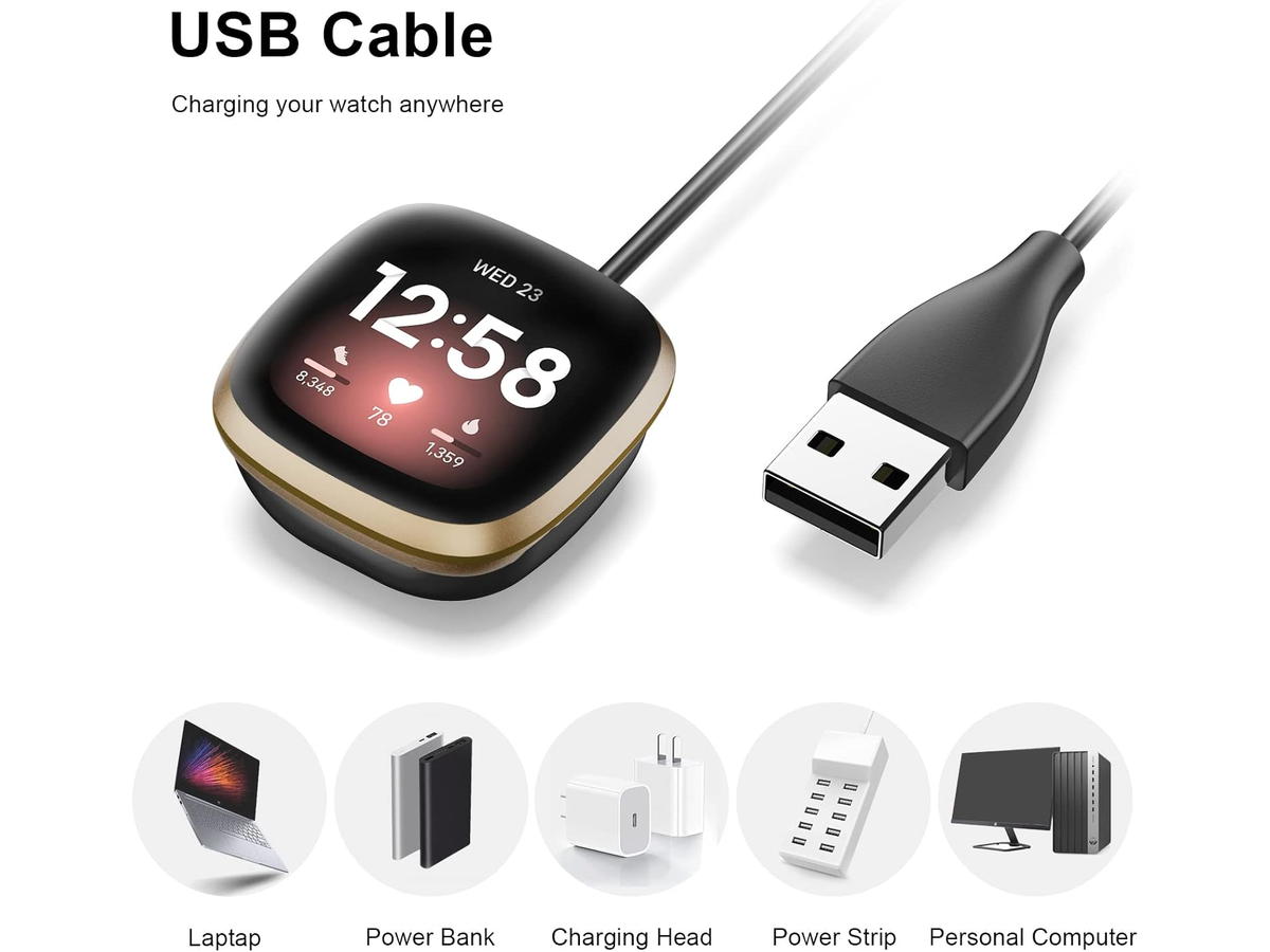 Magnetic Charger for Fitbit Versa
