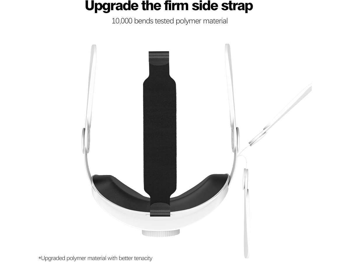 Meta Quest 2 Head Strap Adjustable Elite Replacement VR Head Support