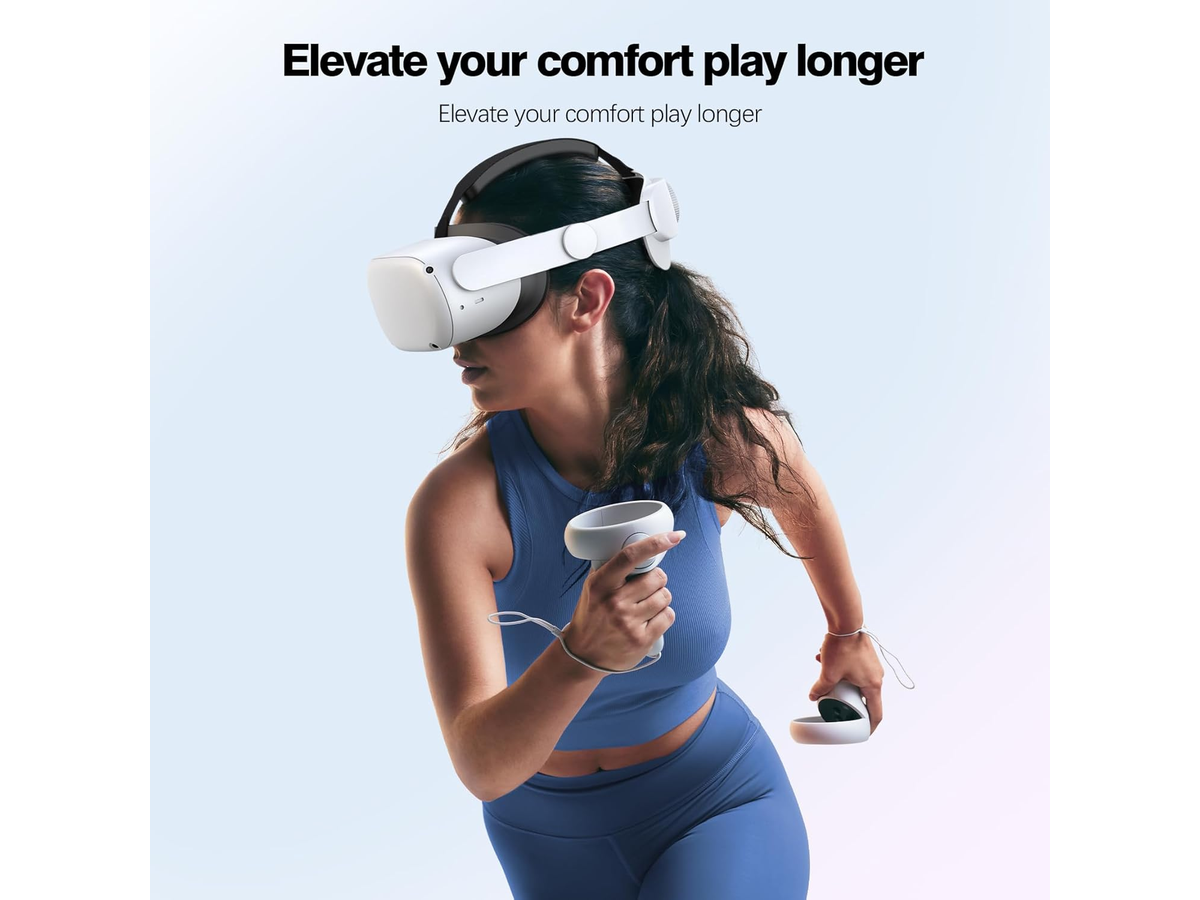 Meta Quest 2 Head Strap Adjustable Elite Replacement VR Head Support