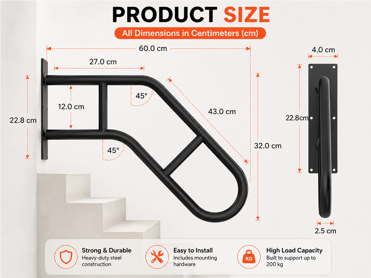 Handrails for Outdoor Steps
