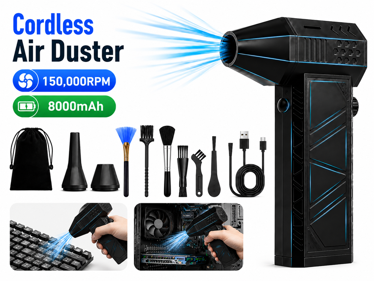 Cordless Electric Air Duster Turbo Blower Rechargeable