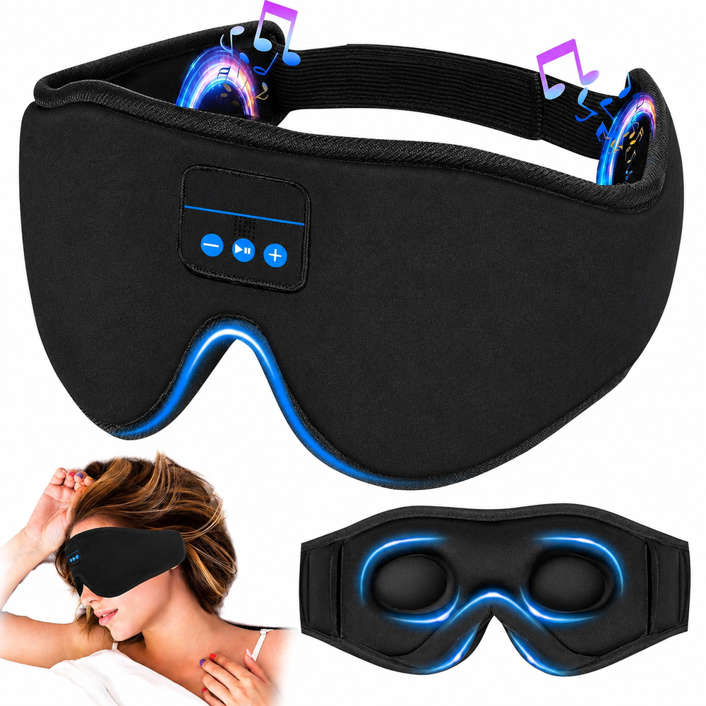 Sleep Eye Mask Bluetooth Headphone 3D Wireless Sleeping Headphones