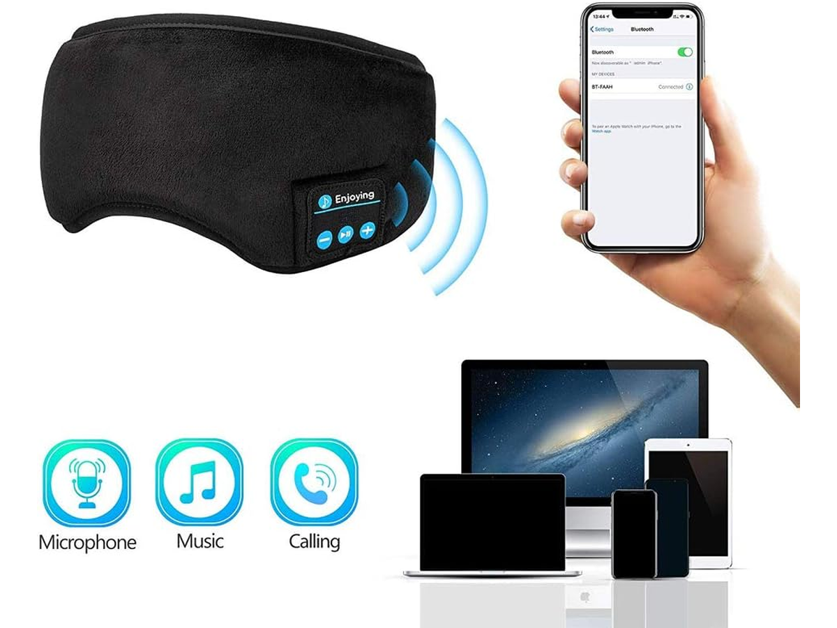 Sports Headband Bluetooth Sleep Headphones Headset