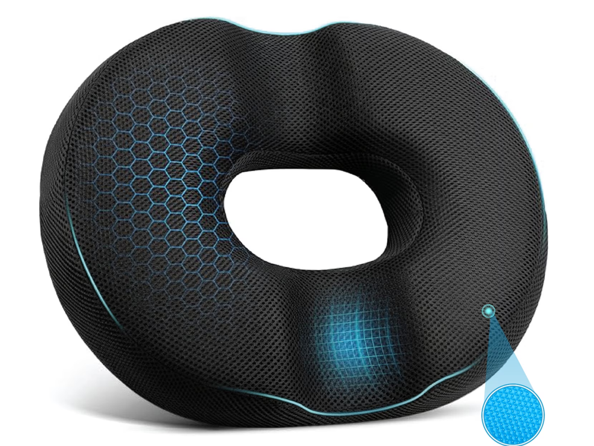 Memory Foam Donut Seat Cushion Pillow