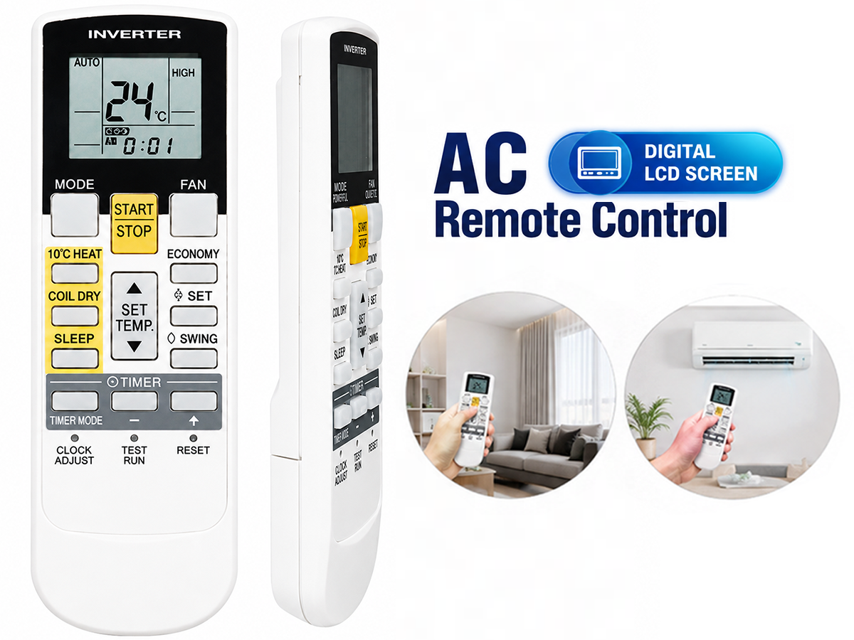 Fujitsu Air Conditioner Remote Control Replacement AR RAE1E IR Wireless AC Remote