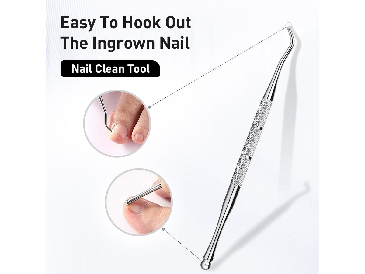 Professional Toenail Clippers Set Stainless Steel Pedicure Tools for Thick and Ingrown Nails