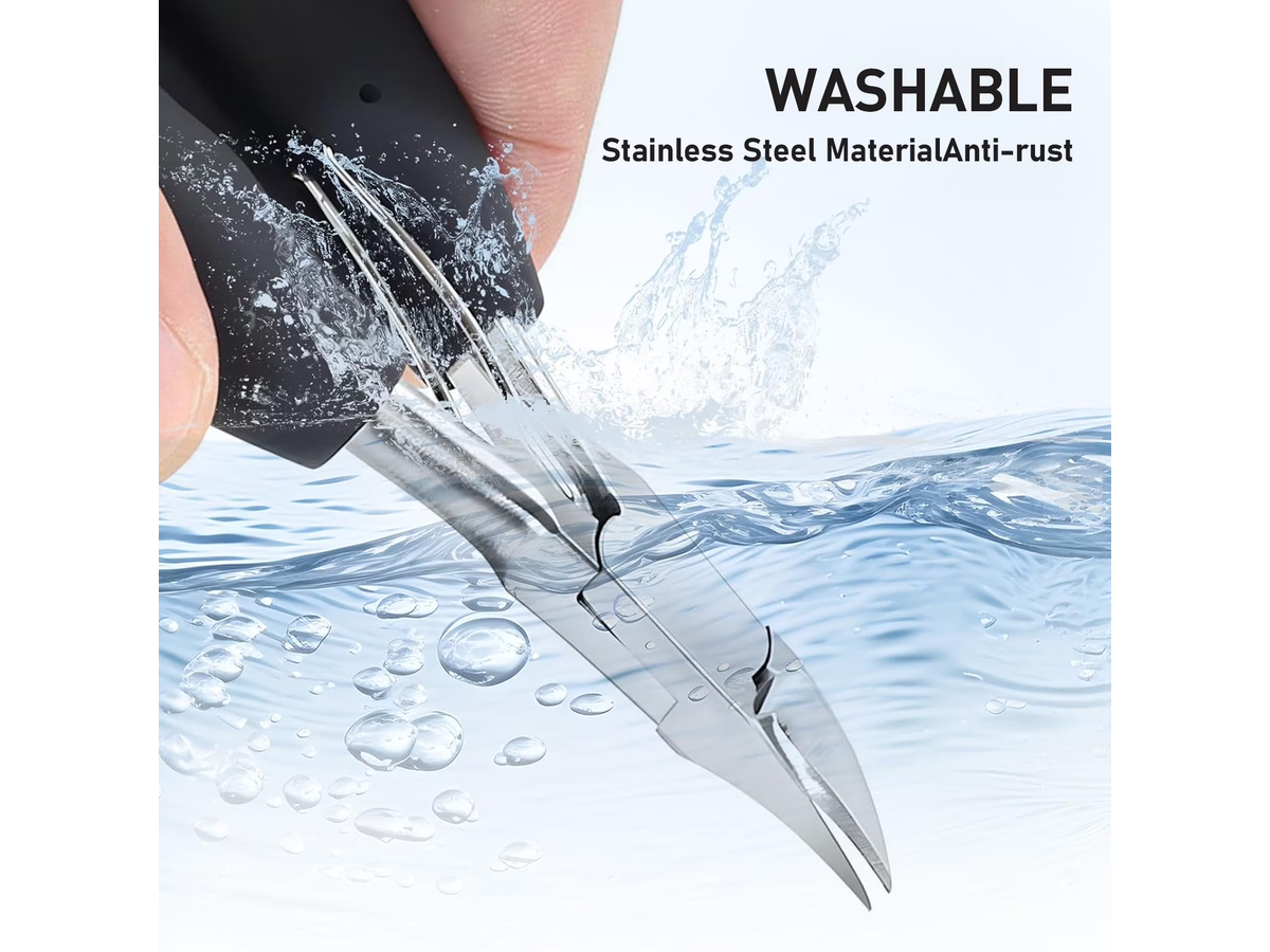 Professional Toenail Clippers Set Stainless Steel Pedicure Tools for Thick and Ingrown Nails