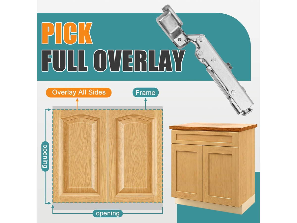 Soft Close Cabinet Hinges 4 Pack