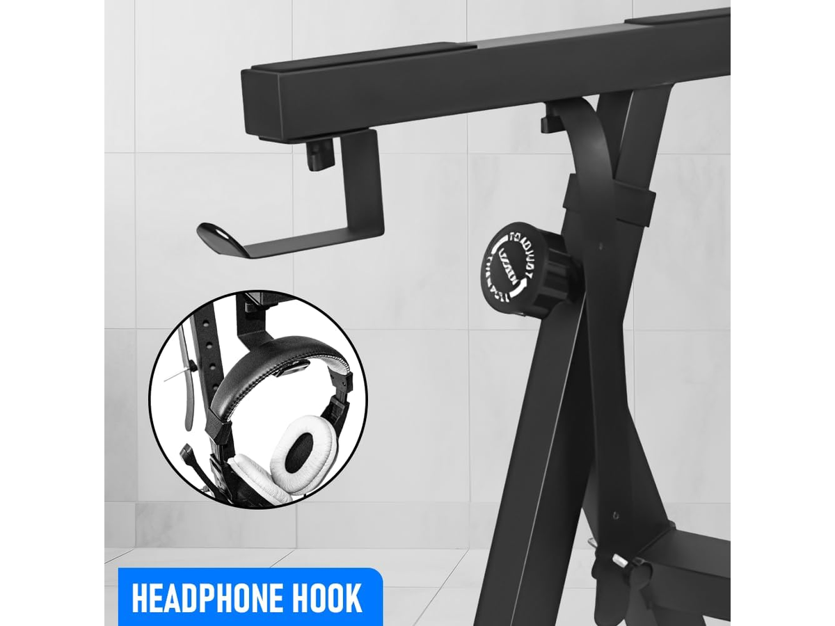 Adjustable Keyboard Stand Z Frame with Wheels