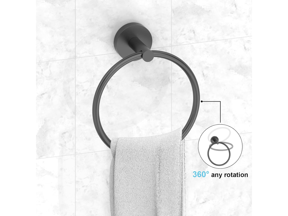 Bathroom Hardware Set 7-Piece Stainless Steel