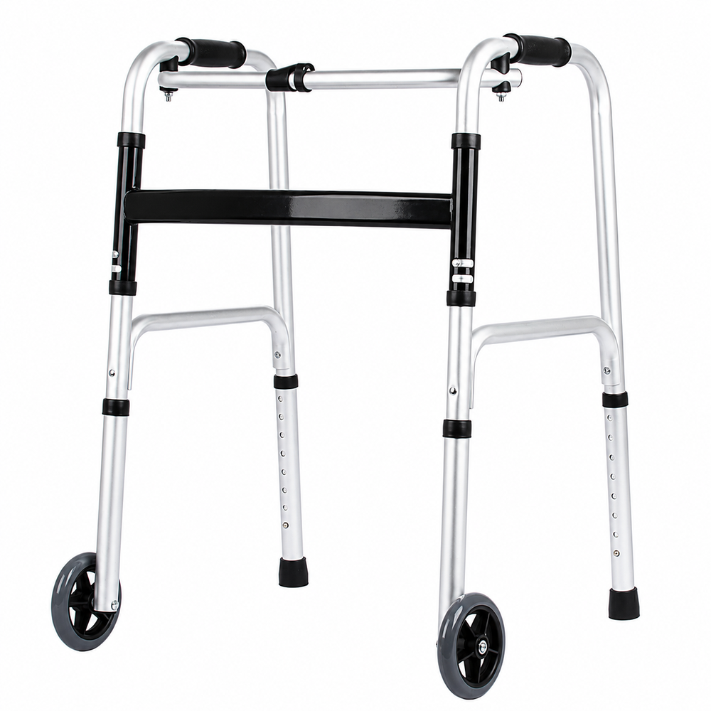 Mobility Walker For Seniors Folding Aluminum Walking Frame
