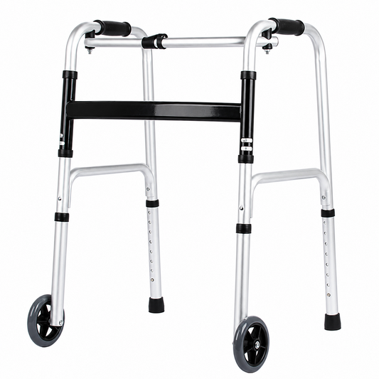 Mobility Walker For Seniors Folding Aluminum Walking Frame