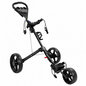 3 Wheel Golf Trundler Folding Golf Push Cart with Dual Brakes and Accessories