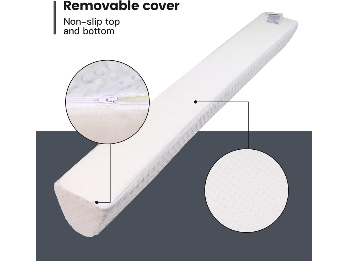 Bed Bumper Foam Bed Guard Non Slip Safety Rail for Twin Full Queen King Beds