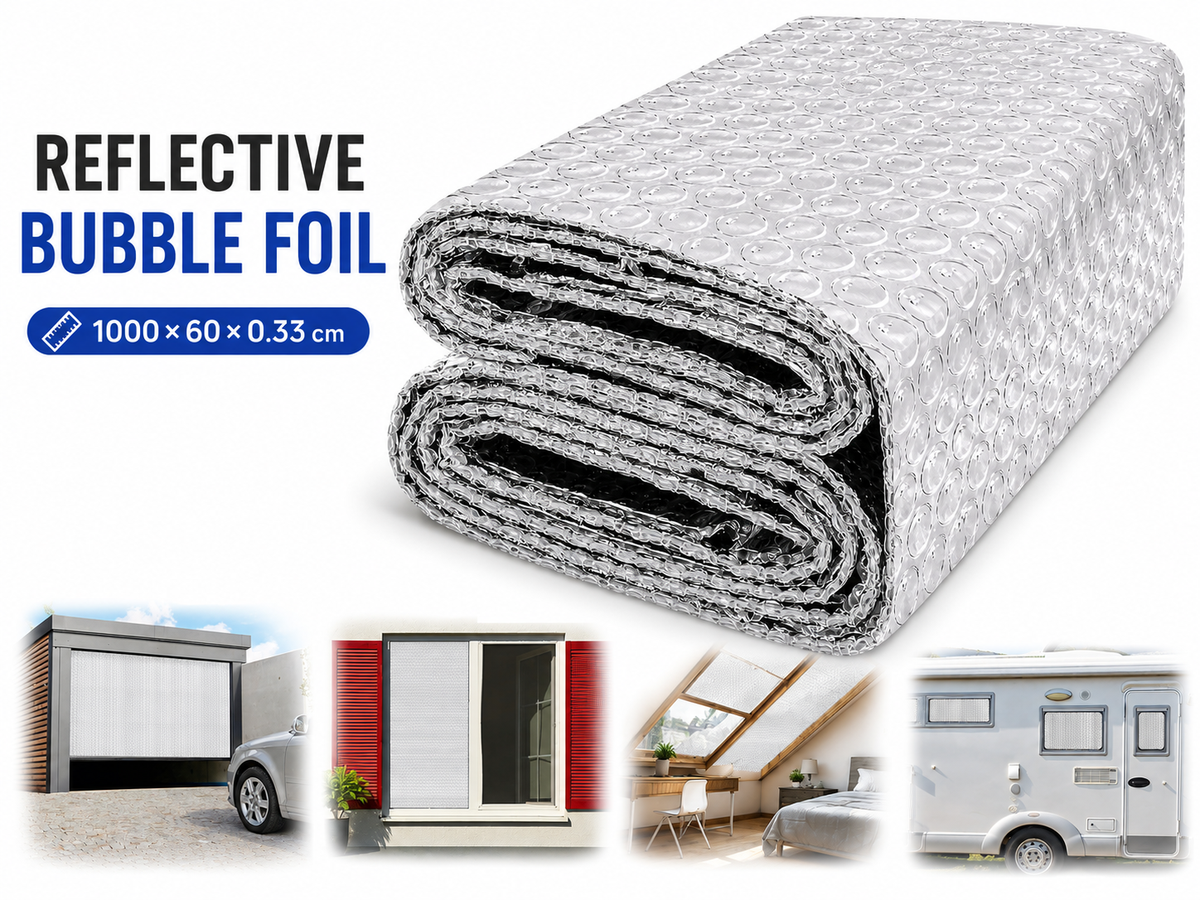 Double-Layer Aluminum Bubble Foil Insulation 10M