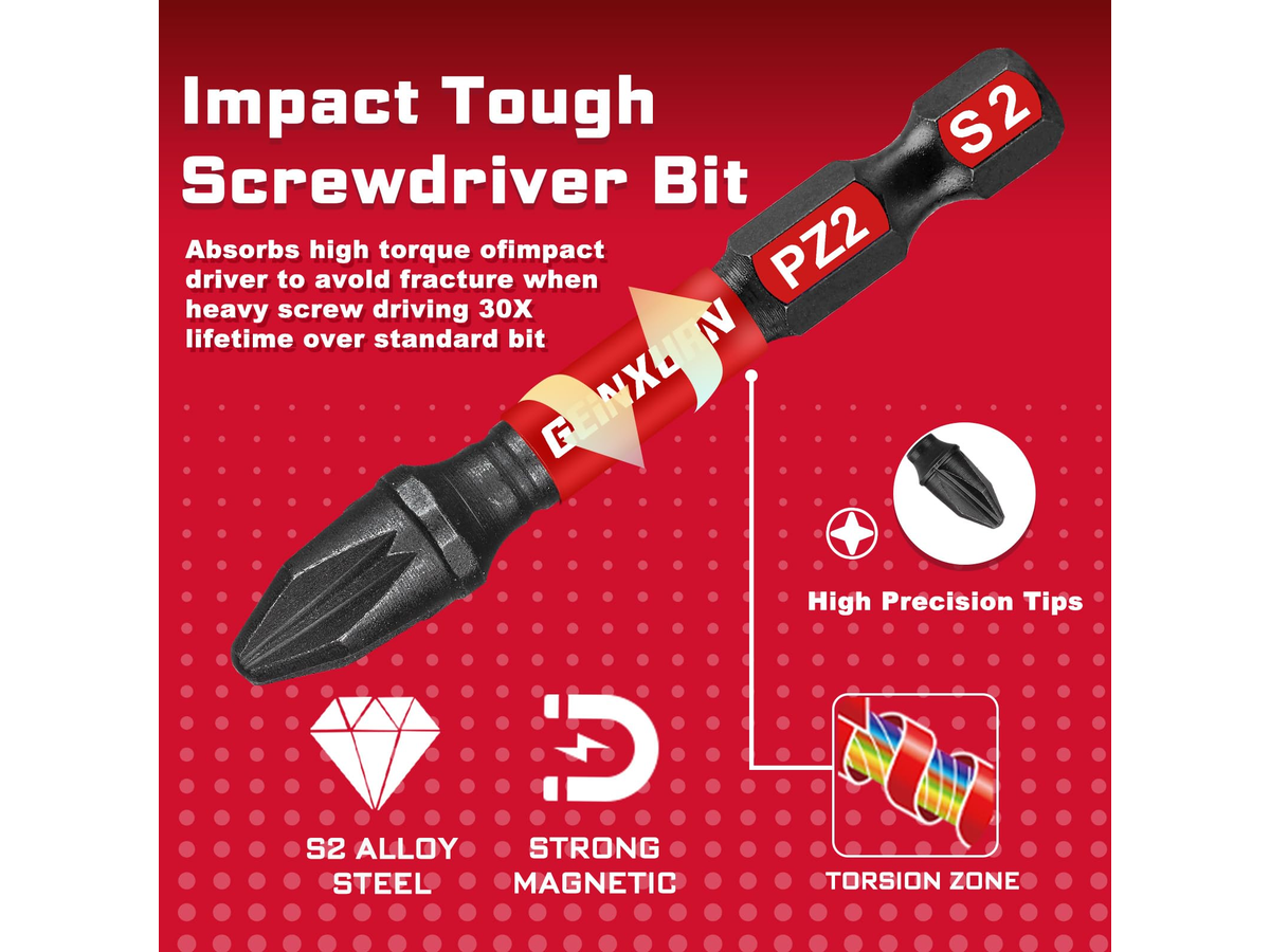 Impact Screwdriver Bits Set