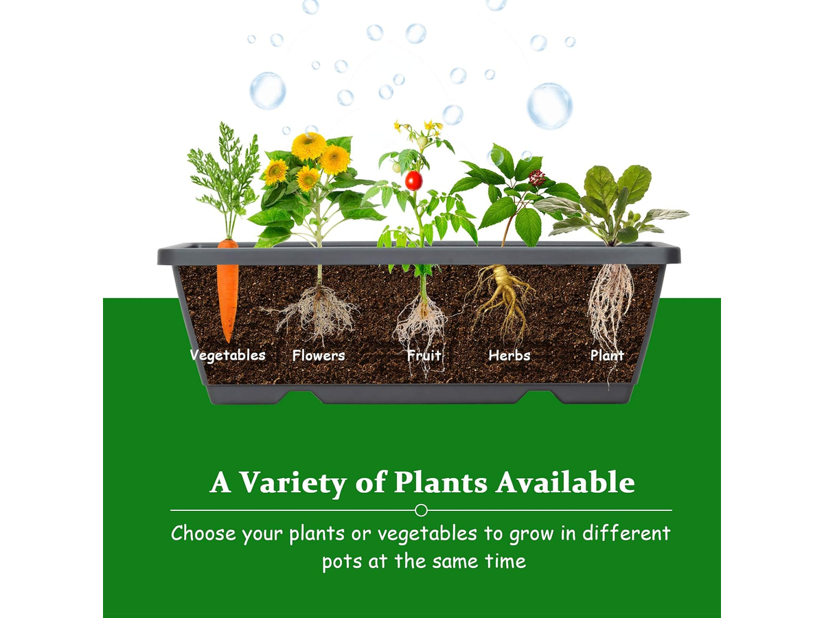 Vertical Raised Garden Bed 5 Tier Elevated Planter with Drainage System