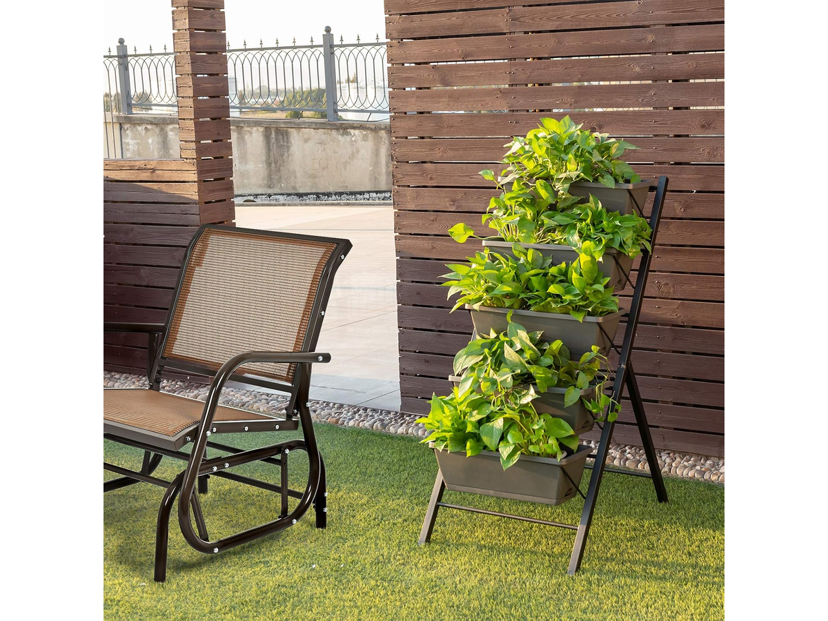 Vertical Raised Garden Bed 5 Tier Elevated Planter with Drainage System