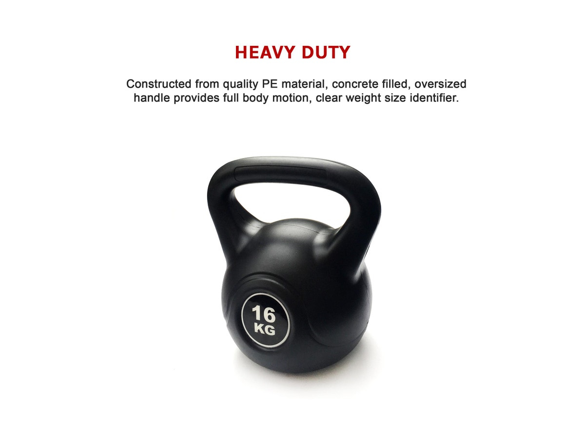 16kg Kettlebell Weight Concrete Filled Kettle Bell
