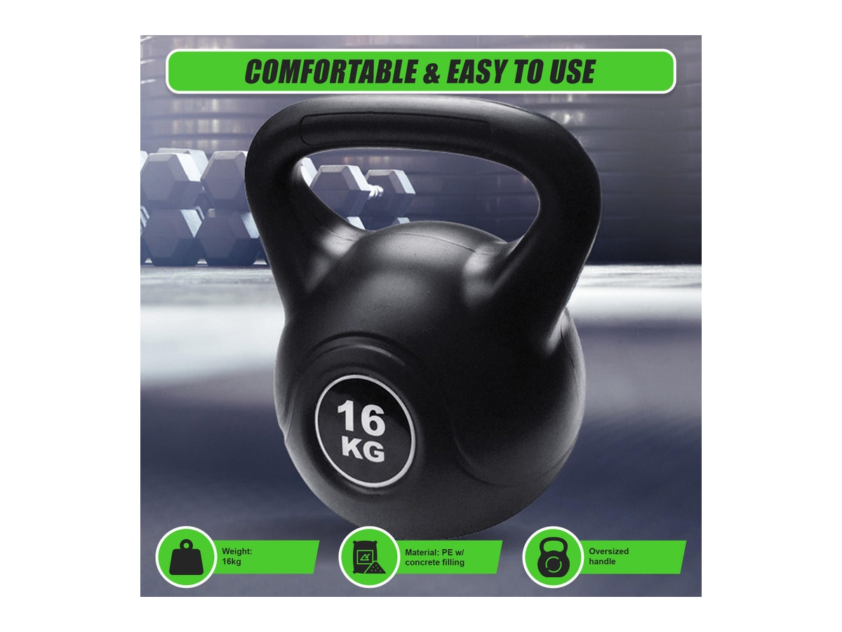 16kg Kettlebell Weight Concrete Filled Kettle Bell