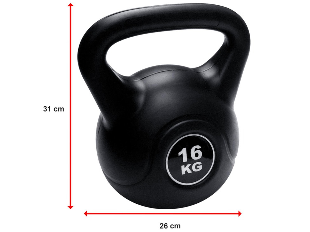 16kg Kettlebell Weight Concrete Filled Kettle Bell
