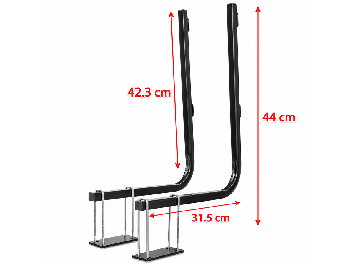 RV Bumper Tote Tank Carrier Rack Steel Holder
