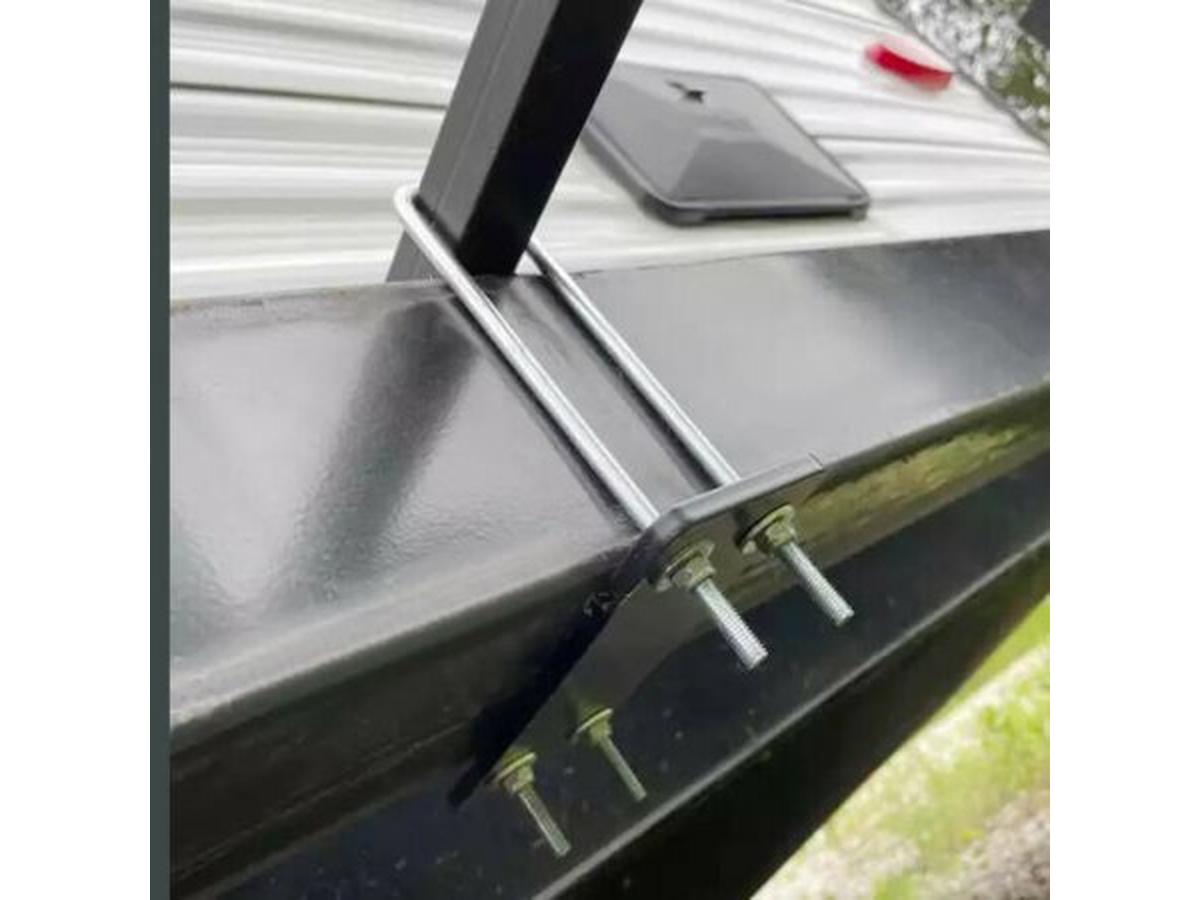 RV Bumper Tote Tank Carrier Rack Steel Holder