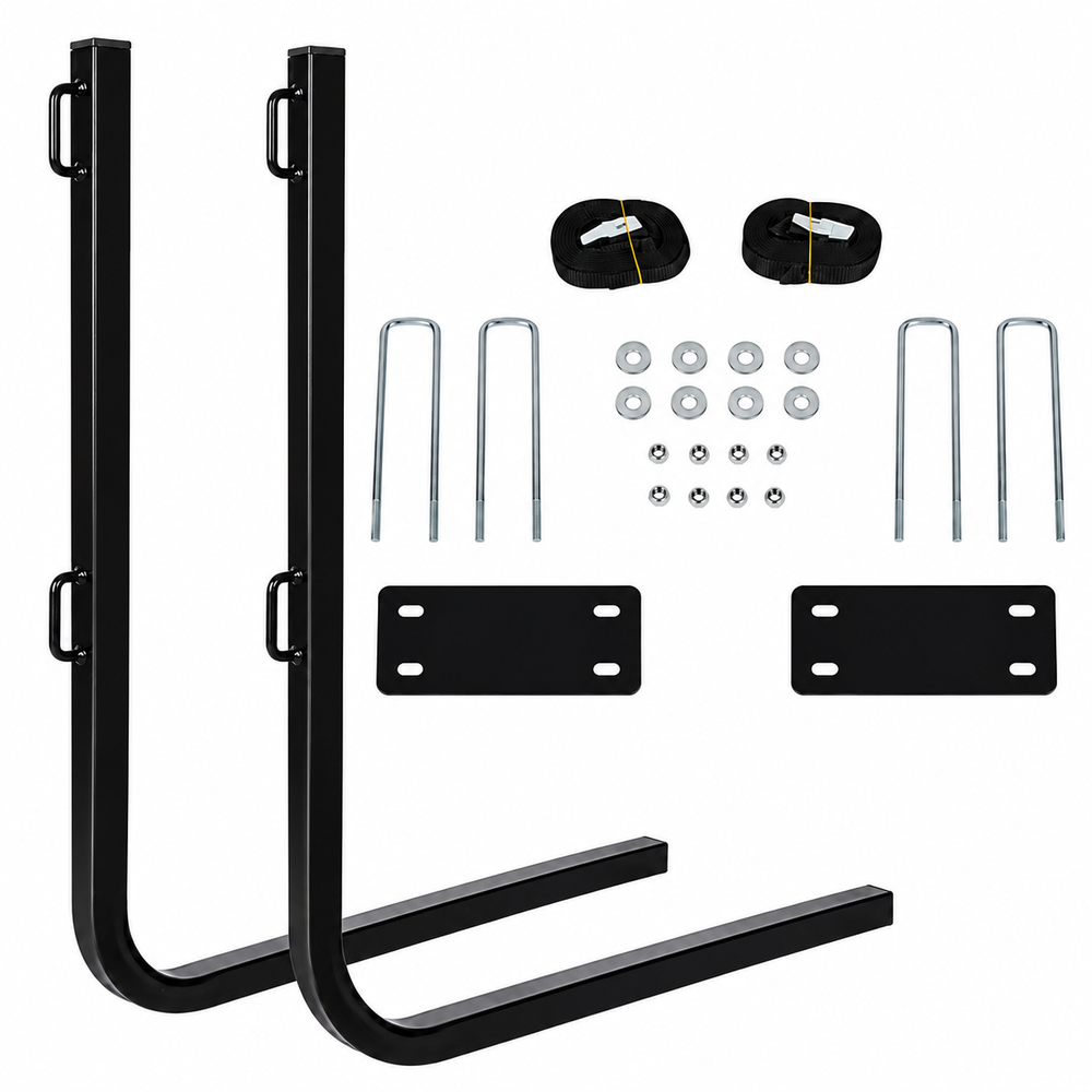 RV Bumper Tote Tank Carrier Rack Steel Holder