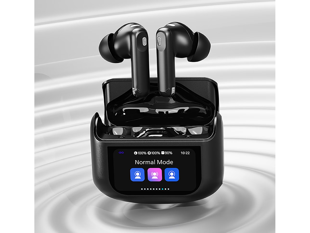 Wireless Bluetooth Earbuds with Touchscreen Charging Case