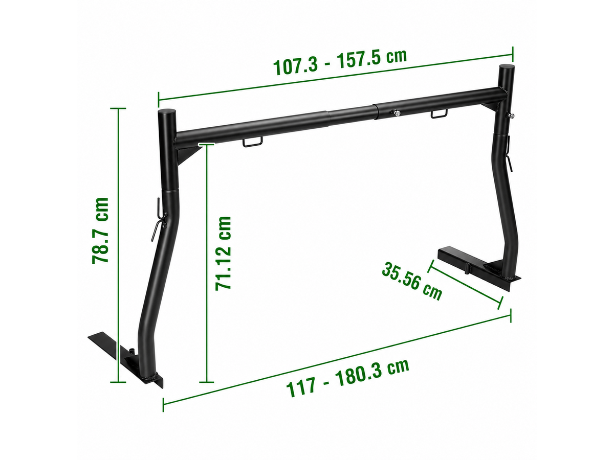 Truck Bed Rack Heavy Duty Adjustable Pickup Rack