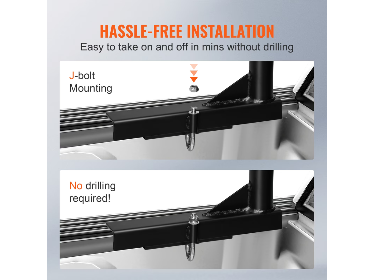 Truck Bed Rack Heavy Duty Adjustable Pickup Rack