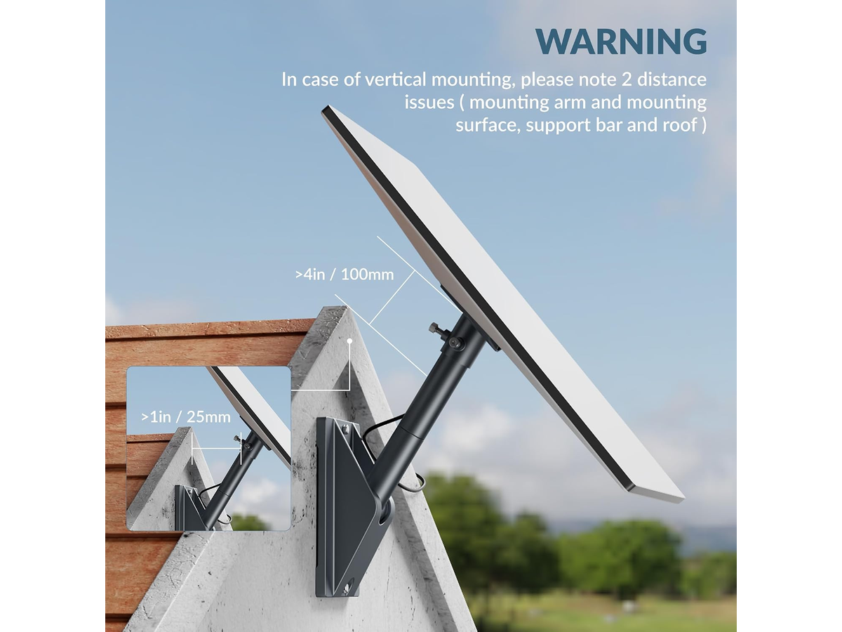 Starlink Gen 3 Mount Kit Aluminium Roof Wall Pole Mount